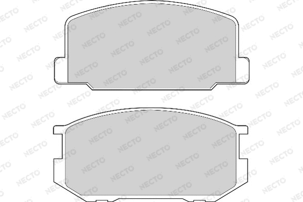 Brake Pad Set, disc brake (FD6703A)