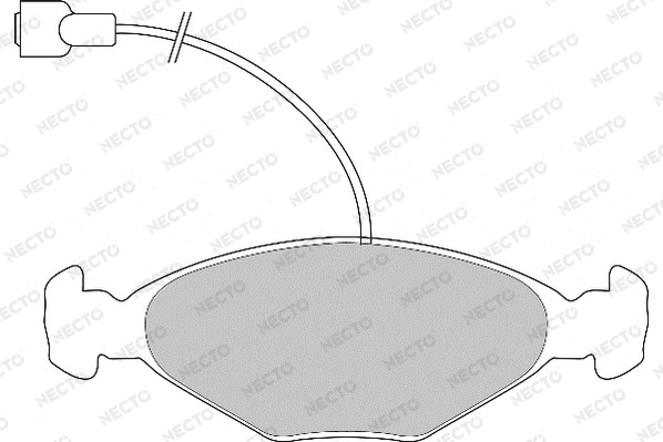 Brake Pad Set, disc brake (FD6419A)