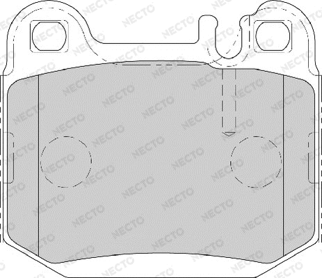 Brake Pad Set, disc brake (FD7018A)