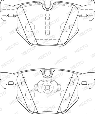 Brake Pad Set, disc brake (FD7354A)
