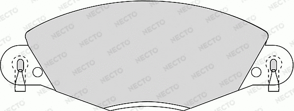 Brake Pad Set, disc brake (FD6876A)