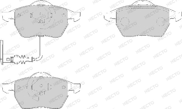 Brake Pad Set, disc brake (FD6915A)