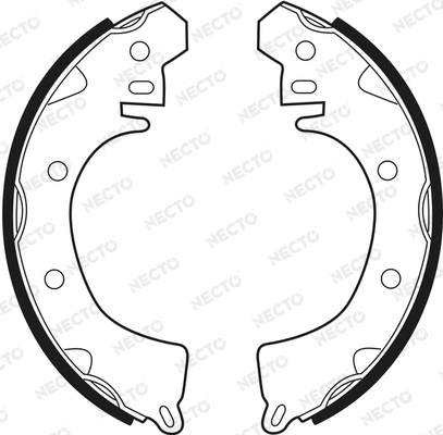Brake Shoe Set (N1433)