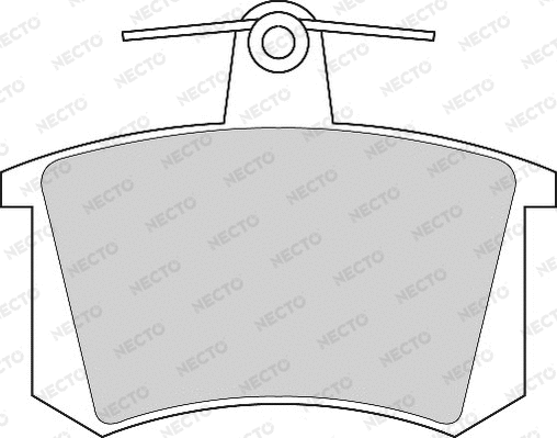 Brake Pad Set, disc brake (FD262A)