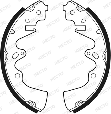 Brake Shoe Set (N1420)