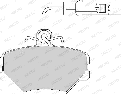Brake Pad Set, disc brake (FD222A)