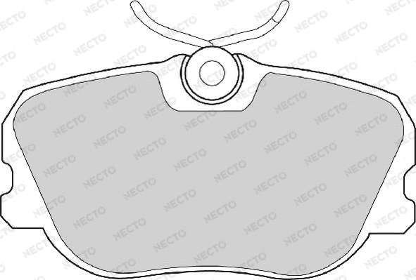 Brake Pad Set, disc brake (FD6134A)