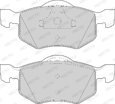 Brake Pad Set, disc brake (FD7036A)