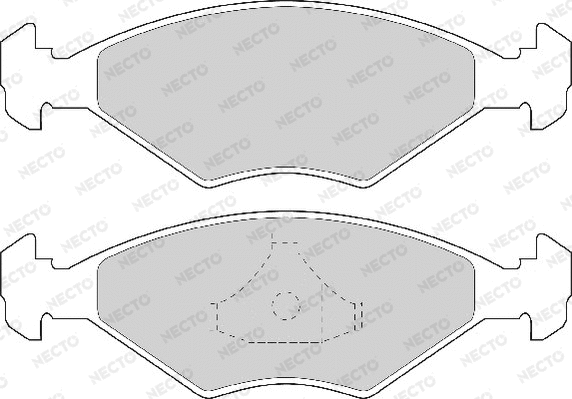 Brake Pad Set, disc brake (FD6821A)