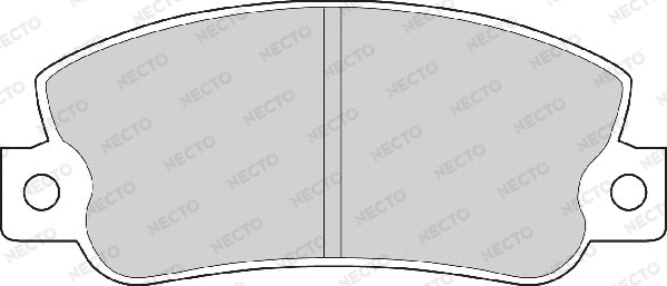 Brake Pad Set, disc brake (FD6250A)