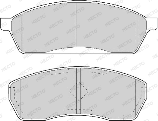 Brake Pad Set, disc brake (FD7042A)