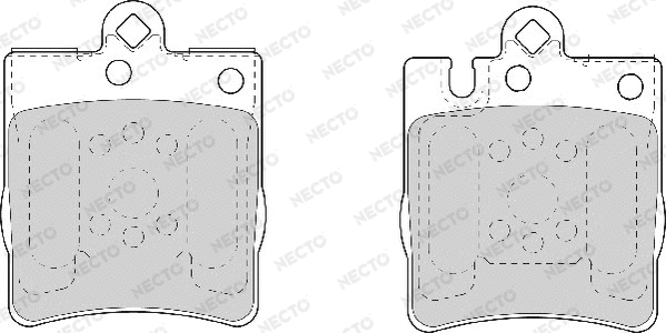 Brake Pad Set, disc brake (FD7004A)
