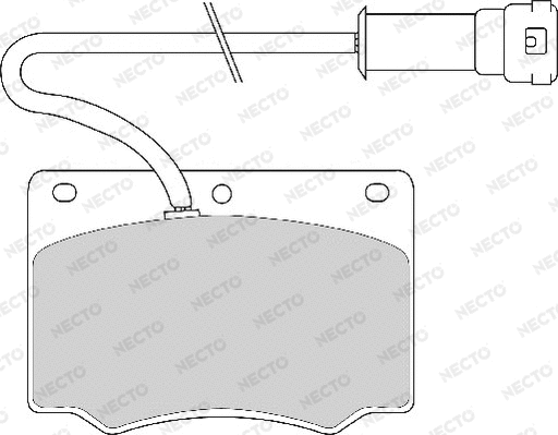 Brake Pad Set, disc brake (FD286A)