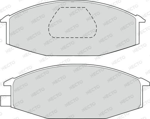 Brake Pad Set, disc brake (FD6552A)