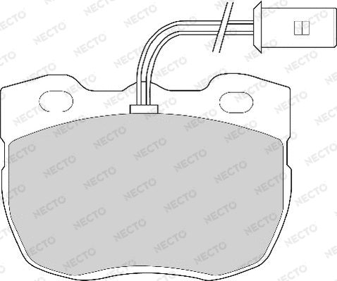 Brake Pad Set, disc brake (FD6259A)