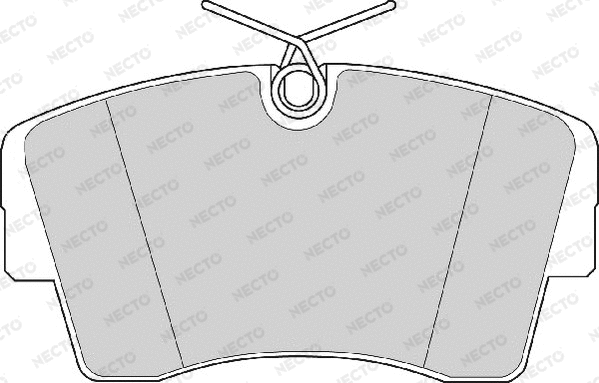 Brake Pad Set, disc brake (FD6275A)