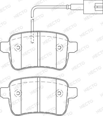 Brake Pad Set, disc brake (FD7481A)