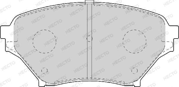 Brake Pad Set, disc brake (FD7072A)