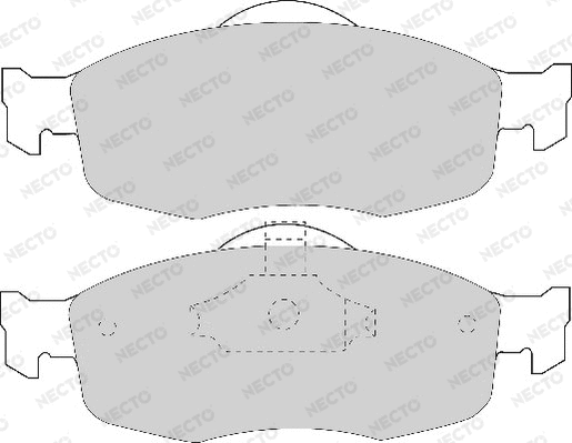Brake Pad Set, disc brake (FD6486A)
