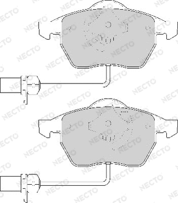 Brake Pad Set, disc brake (FD6786A)