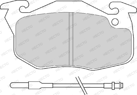Brake Pad Set, disc brake (FD6370A)