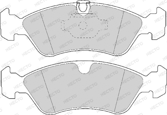 Brake Pad Set, disc brake (FD6709A)