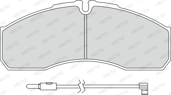 Brake Pad Set, disc brake (FD7300V)