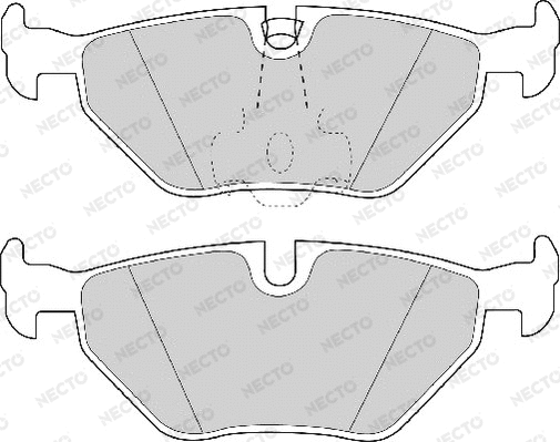Brake Pad Set, disc brake (FD6739A)
