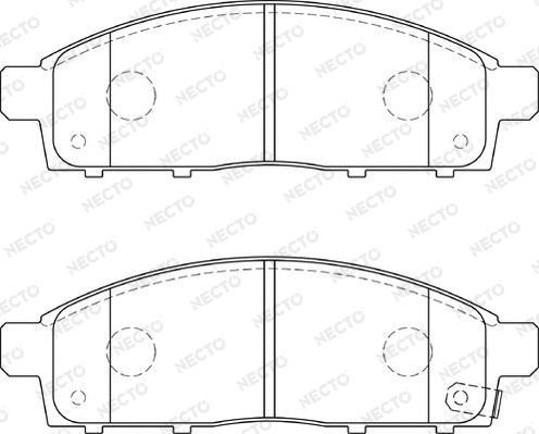 Brake Pad Set, disc brake (FD7363A)