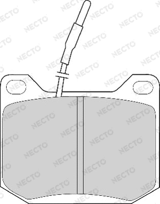 Brake Pad Set, disc brake (FD265A)