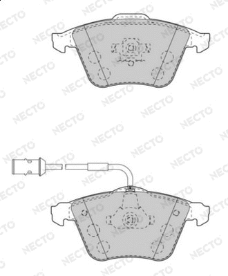 Brake Pad Set, disc brake (FD7559A)
