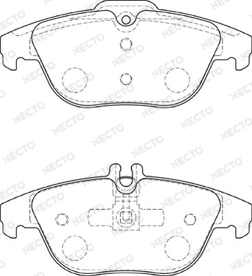 Brake Pad Set, disc brake (FD7423A)