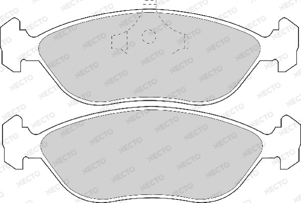 Brake Pad Set, disc brake (FD6705A)