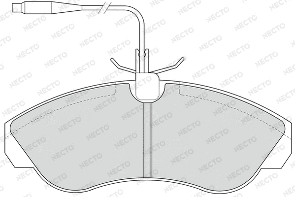 Brake Pad Set, disc brake (FD6522V)