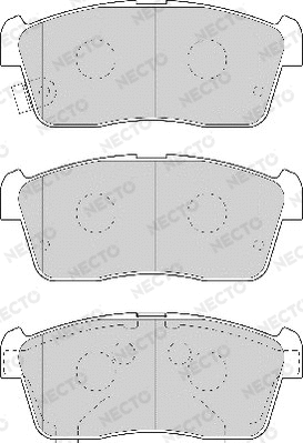 Brake Pad Set, disc brake (FD7022A)