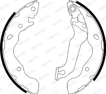 Brake Shoe Set (N1680)