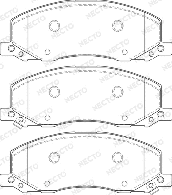 Brake Pad Set, disc brake (FD7465A)