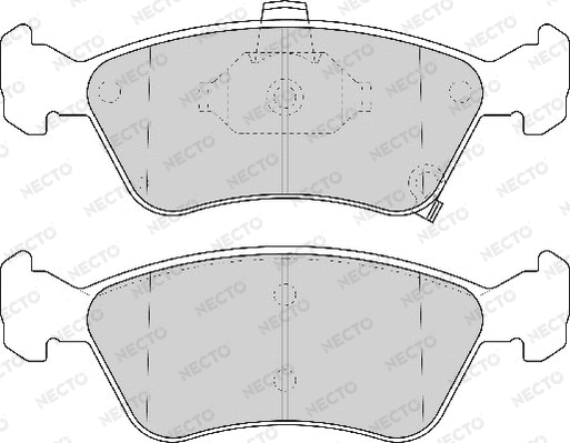 Brake Pad Set, disc brake (FD6840A)