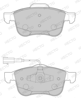 Brake Pad Set, disc brake (FD7503A)
