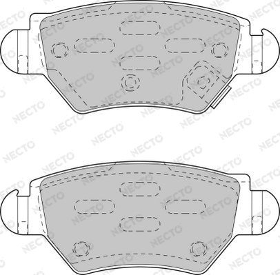 Brake Pad Set, disc brake (FD6789A)