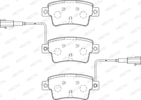 Brake Pad Set, disc brake (FD7493A)