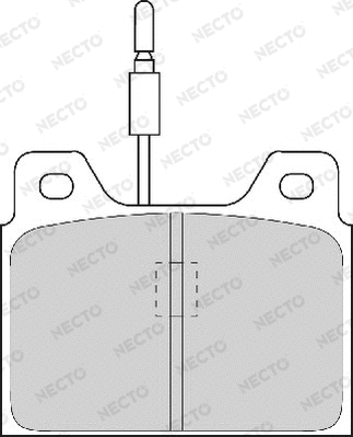 Brake Pad Set, disc brake (FD254A)
