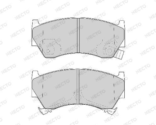 Brake Pad Set, disc brake (FD6780A)