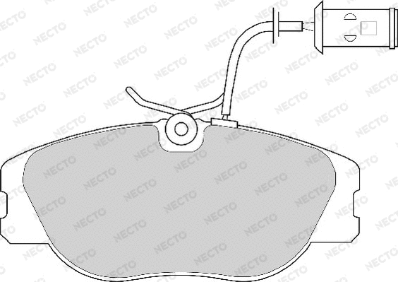 Brake Pad Set, disc brake (FD6243A)