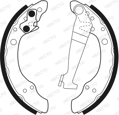 Brake Shoe Set (N1168)