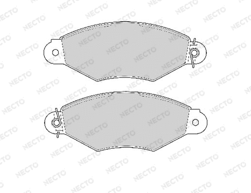 Brake Pad Set, disc brake (FD6733A)