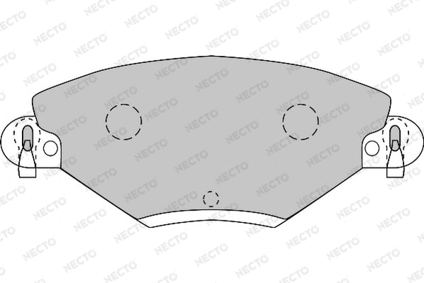 Brake Pad Set, disc brake (FD6875A)