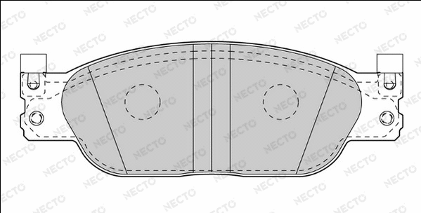 Brake Pad Set, disc brake (FD7534A)