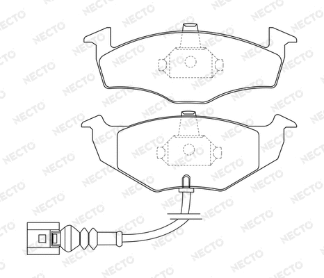 Brake Pad Set, disc brake (FD7114A)