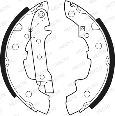 Brake Shoe Set (N1039)